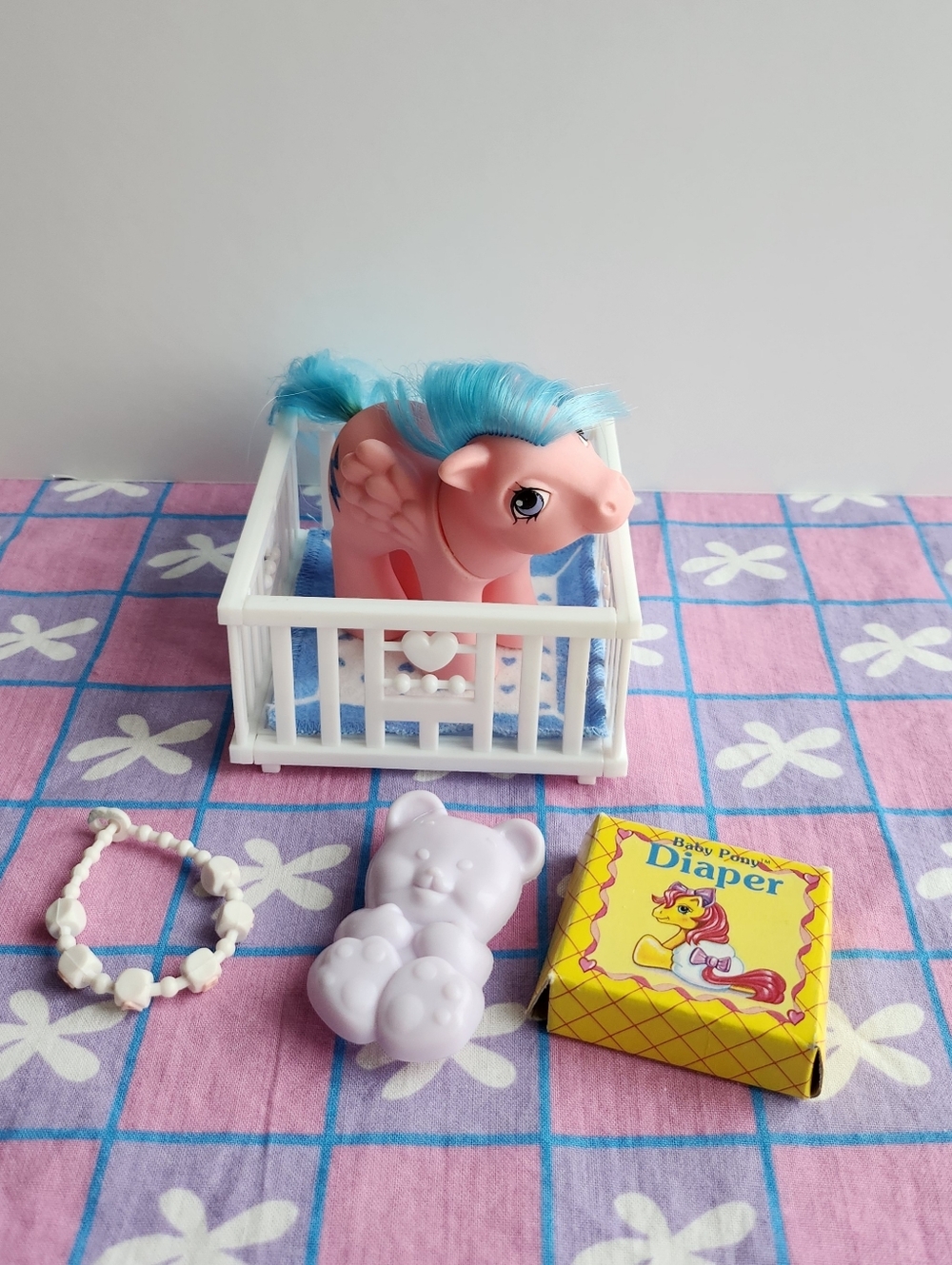 1984 My Little Pony Baby Pony - Baby Firefly With Accessories MLP